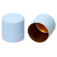 Silicone Bleu Clair 10 mm Embouts De Cordon