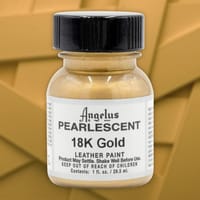 18K Or - Peinture nacré pour cuir Angelus - 29,5 ml (1 oz.)