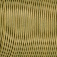 Metallic Moss - HQ Leather Cord 2 mm Metallic Moss - HQ Leather Cord 2 mm