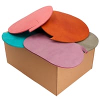 Colis mystère - Cercles en cuir graissé (600 g) Colis mystère - Cercles en cuir graissé (600 g)