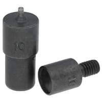10 mm Single Cap Rivet Die Set | For the Spindle Hand Press 10 mm Single Cap Rivet Die Set | For the Spindle Hand Press
