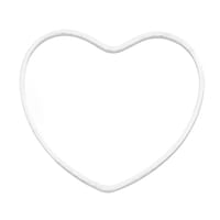 Heart Shaped Flat Ring Nickel Plated 25 x 20 mm Heart Shaped Flat Ring Nickel Plated 25 x 20 mm