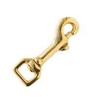 Mousqueton à targette Laiton 72 mm - Ø 15 mm