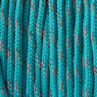 Reflectable Neon Turquoise Paracord Type II