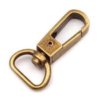 Metal Swivel Hook Antique Laiton 45 mm
