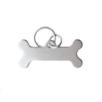 Plaque d'identité pour le chien Os 42 mm Plaque d'identité pour le chien Os 42 mm