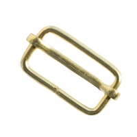 Metal Slide Buckle Gold 25 mm