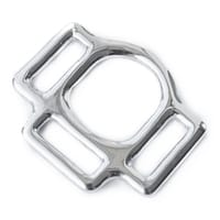 Nickelé Bronze 20 x 5 mm Kong Carré de Licol