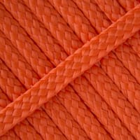 Orange Néon PPM Corde - Ø 6mm. (plane/sans noyau) Orange Néon PPM Corde - Ø 6mm. (plane/sans noyau)