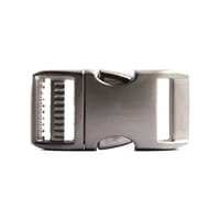 Adjustable ALU-MAX® Aluminium Buckle Satin 20mm (3/4")