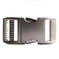 Adjustable ALU-MAX® Aluminium Buckle Satin 25mm (1")