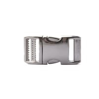 Adjustable ALU-MAX® Aluminium Silver Buckle 15mm (5/8")