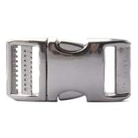 Adjustable ALU-MAX® Aluminium Buckle Silver 25 mm (1")