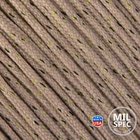 Dessert Tan Paracorde 100 Type IA - MiL-C-5040H (sans noyau) Dessert Tan Paracorde 100 Type IA - MiL-C-5040H (sans noyau)