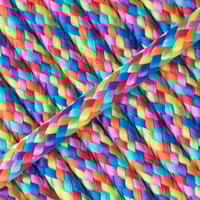 Rainbow PPM Cord - Ø 6mm. (Flat/coreless)