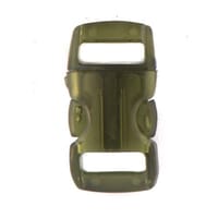 Dark Green Transparant 3/8 (S) Buckle