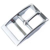 Boucle de Ceinture Double-Barred Nickelé 25 mm