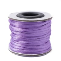 Lila - 2mm - Rattail Corde de Satin (10 m)