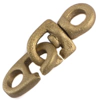 Laiton Antique Tourillon 8 mm (2-pièces)