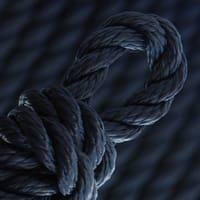 Bleu Denim PPM Cordage Torsadé - Ø 12 mm