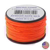 38 m Neon Orange - Micro Paracord