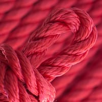 Rouge PPM Cordage Torsadé - Ø 10 mm