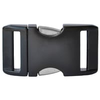 ALU-MAX® Aluminium Buckle Black 25 mm (1'')