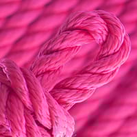 Rose Néon PPM Cordage Torsadé - Ø 12mm