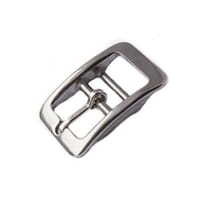 Boucle de Ceinture Double Barre Acier Inoxydable 20 mm