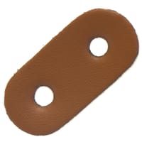 35 mm Stoppeur En Cuir Marron 2 Trous 35 mm Stoppeur En Cuir Marron 2 Trous
