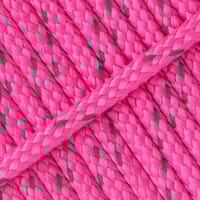 Rose Néon Réfléchissant PPM Corde - Ø 6mm. (plane/sans noyau) Rose Néon Réfléchissant PPM Corde - Ø 6mm. (plane/sans noyau)