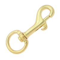 Laiton 65 mm - Ø 17 mm Mousqueton à Targette