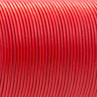 Red - HQ Leather Cord 2 mm Red - HQ Leather Cord 2 mm