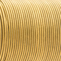 Metallic Gold - HQ Leather Cord 2 mm Metallic Gold - HQ Leather Cord 2 mm