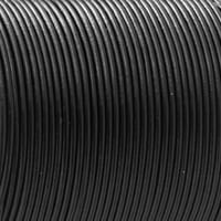 Black - HQ Leather Cord 2 mm Black - HQ Leather Cord 2 mm