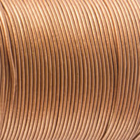 Metallic Bronze - HQ Leather Cord 1,5 mm