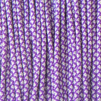 Acid Purple & Silver Grey Diamonds Paracorde Type I