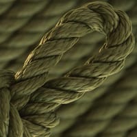 Dark Olive PPM Twisted Rope - Ø 10mm Dark Olive PPM Twisted Rope - Ø 10mm