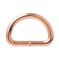 Rose Gold 32 x 5 mm D-ring