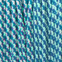Caribbean Blue & White Spiral Paracord Type II