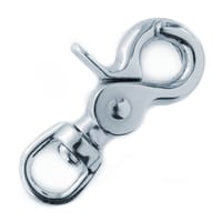 Swivel eye Clip Carabiner 'Chrome' 64 mm - Ø 13 mm