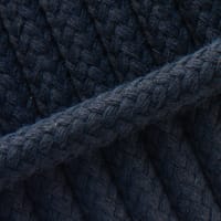 Braided Cotton Rope Dark Blue - 6 mm