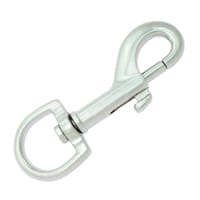 Chrome 80 mm - Ø 20 mm Mousqueton à Targette