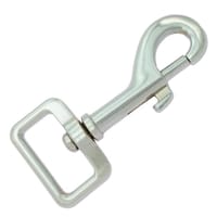 Chrome 77 mm - ⧄ 25 mm Mousqueton à Targette