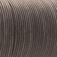 Grey 'NATURAL Dyed' - HQ Leather Cord 2 mm Grey 'NATURAL Dyed' - HQ Leather Cord 2 mm
