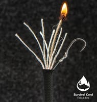 Noir 'Fish & Fire' Paracorde 550 Type III