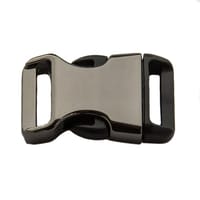 Gun Metal Half-Metal Buckle 5/8