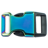 Neo-Chrome Half-Metal Buckle 3/4