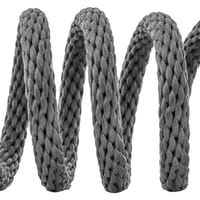 Gris Charbon PPM Tresse Solide - Ø 12mm