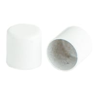 10 mm Blanc Laiteux Métallique Embouts De Cordon